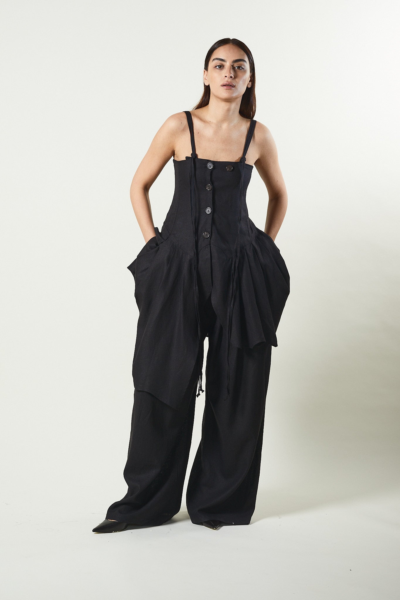 Top-Falda lino viscosa
