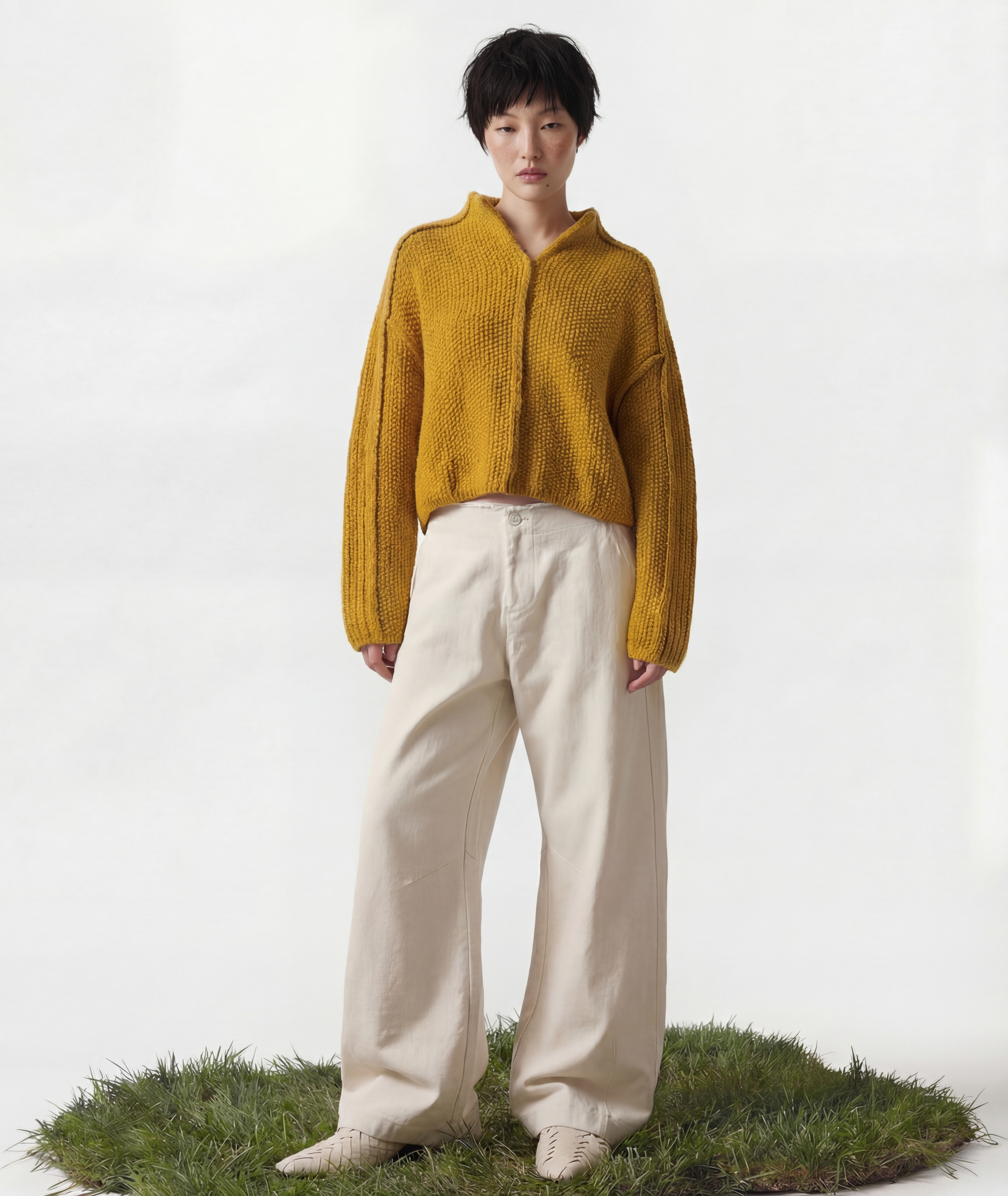 Jersey corto oversize.